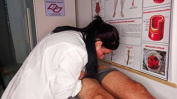 Erection in Front of Nurse Leads to Rough Banging