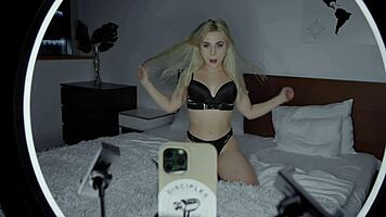 Ellie Shou, Ready for Interracial Gangbang with Four Big Black Dicks?