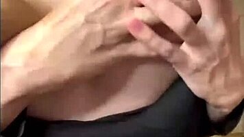 Stepmom with big tits licks her nipples you can cum right away