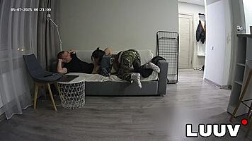 Luuv Engages in Doggystyle Sex with Webcam Couple
