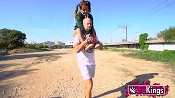 A Day With Petite Munequita: Park To Hardcore Fuck