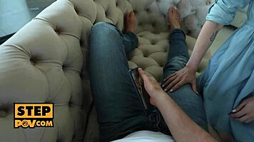 itspov lana bunny teen gets bribed to pleasure dick