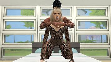Girl fucked hard doggystyle in lingerie