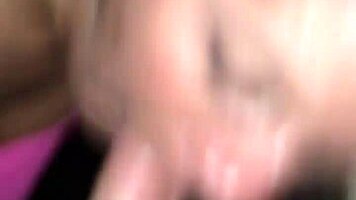 mature blonde sucks young 18+ cock