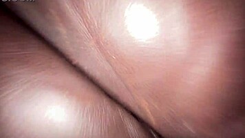 Tee vuitton gets punished with rough interracial fucking in garage!