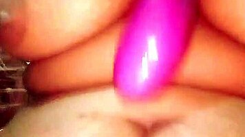 The HORNY asian woman uses a BRINJAL for her WET PUSSY masturbation.