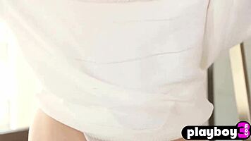 Sweet natural teen 18+ with amazing big tits skye blue posing totally naked