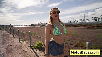 Sexy Blonde Teen Seduces Friend In Car