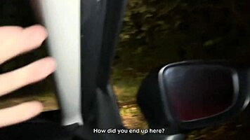 alt goth babe stretches tight wet holes on taxi driver's juicy throbbing cock 🚗💦