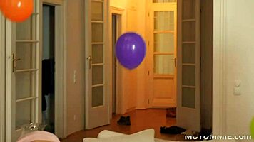 homemade threesome unleashes gina gerson's tight curves in wild action