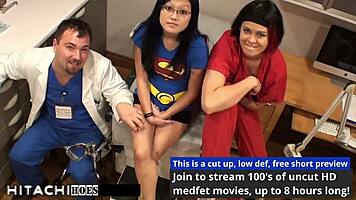 nurse amo morbia hits super heroine mina with hitachi for wild orgasm