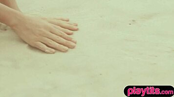 petite aussie milf flaunts perky tits bubble butt