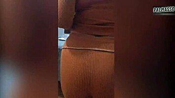 found horny neighbor slut denying hubby but taking my anal wrecking