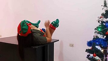 how did stepmom make christmas so naughty this year