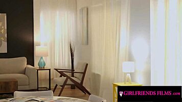 petite interior designer fingers stacked milf pussy to explosive orgasm in lavish home