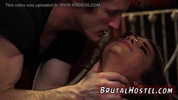 Blonde amateur bound and dominated in hardcore tourist thrill!