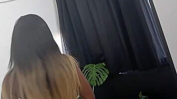 Jasminy Villar hot brazilian latina takes huge cock anal assfucking pov deep in big pussy