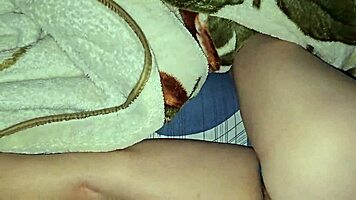 Playing with stepdaughter's new panties young masturbation first penetration