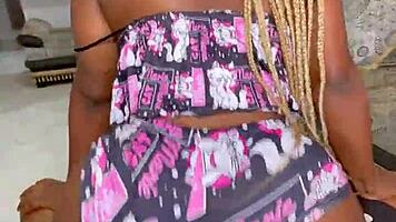 horny ebony neighbor craves big black cock doggystyle pounding