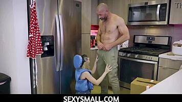 tiny blonde mail carrier minxx marley fucked by big dick customer