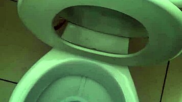 day 6: stroking my huge cock in the bathroom again