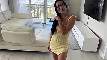 Jade Greene's Horny Neighbor Creampie Cowgirl Ride in Taboo Household Fantasy