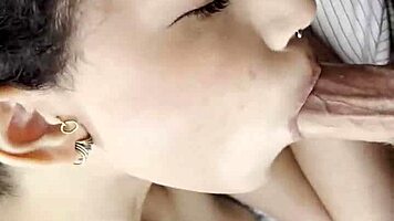 neighbor shoves huge cock in my mouth for cum wakeup