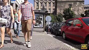 Hunt4k Seduces Pretty Czech Teen 18+ For Cash Blowjob