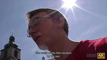 Hunt4k Seduces Pretty Czech Teen 18+ For Cash Blowjob