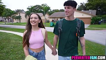 young cutie teases with big cock fun