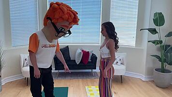 scarlett page stretches petite yoga goddess hardcore 😈🧘♀️