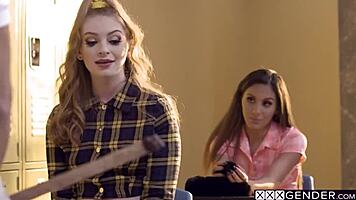 Lesbian teens maya kendrick liv revamped april olsen ride jessy dubai after blowjob