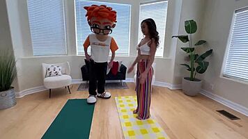 scarlett page stretches petite yoga goddess hardcore 😈🧘♀️