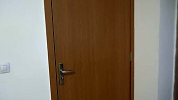 Tanned Skinny Tinder Slut Teases then Takes Face Fucking Load