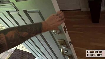 daphne dare�s skinny supermodel body takes bryan gozzling�s deepthroat face fuck and missionary pound