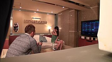 Secret bedroom video of young sexy Japanese with small natural tits getting fucked first time