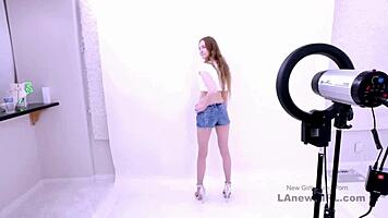 Teen model, swallow producer's hot cum now?