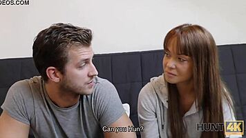 tricky czech guy picks up hot chick for cash sex pov blowjob and fuck