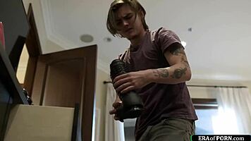 busty redhead milf guides my cock deep into her hairy wetness