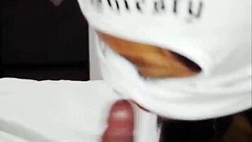 Skinny Neighbor Sucks Cock Like a Pro!