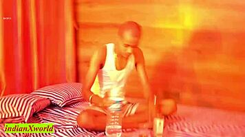 cute indian girl bends for friend's massive cock in romantic hardcore doggystyle!