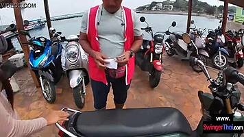 imagine this amateur teen couple banging publicly on a thai island