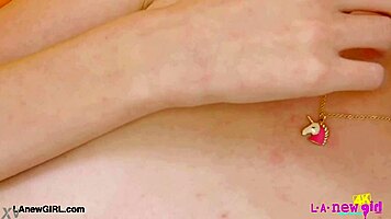 Hey check out this lovely blonde showing off her figure on sofa