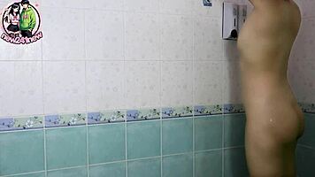 High school student washes her pussy after husband's complaint