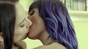 Rough lesbian teen squirting big boobs