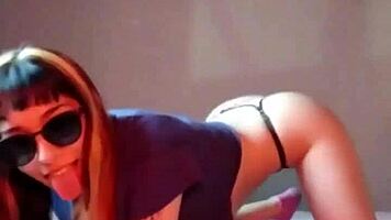 Bonneyuwu Petite Latina Shoves Marbles in Tight Wet Pussy on Bed Amateurs