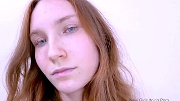 damn, this striking blonde model's sofa audition turns into a cum-swallowing pov pounding frenzy quick