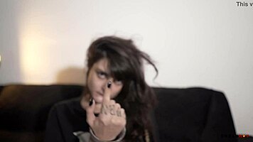 i'm this brazilian brunette squirting everywhere wetting my big ass oh god