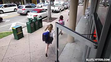 Raunchy officer experiments with nerdy shoplifter mckenzie mae caught stealing