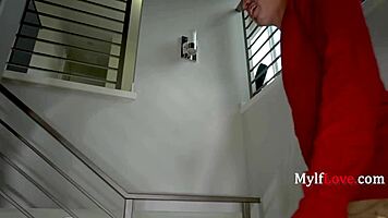 Blonde milf Natalia Starr seduces with her wet pussy craving your tongue deep inside 😏